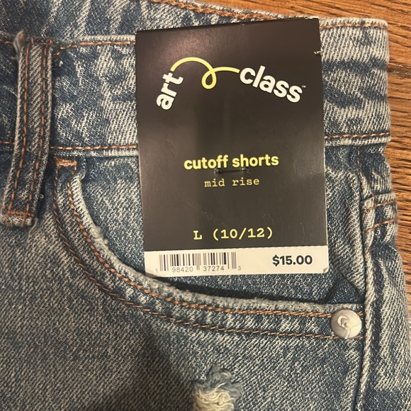 Art class denim cut off shorts size 10/12 nwt - Picture 3 of 4